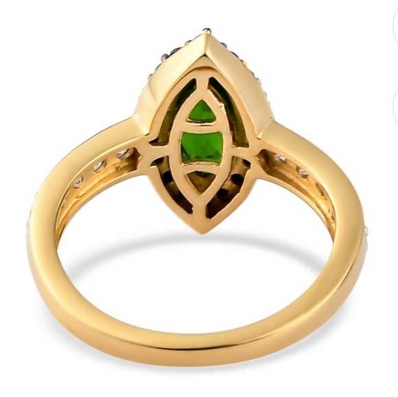 NEW Natural Chrome Diopside & Multi Gemstone Ring Size 9 - Picture 13 of 16